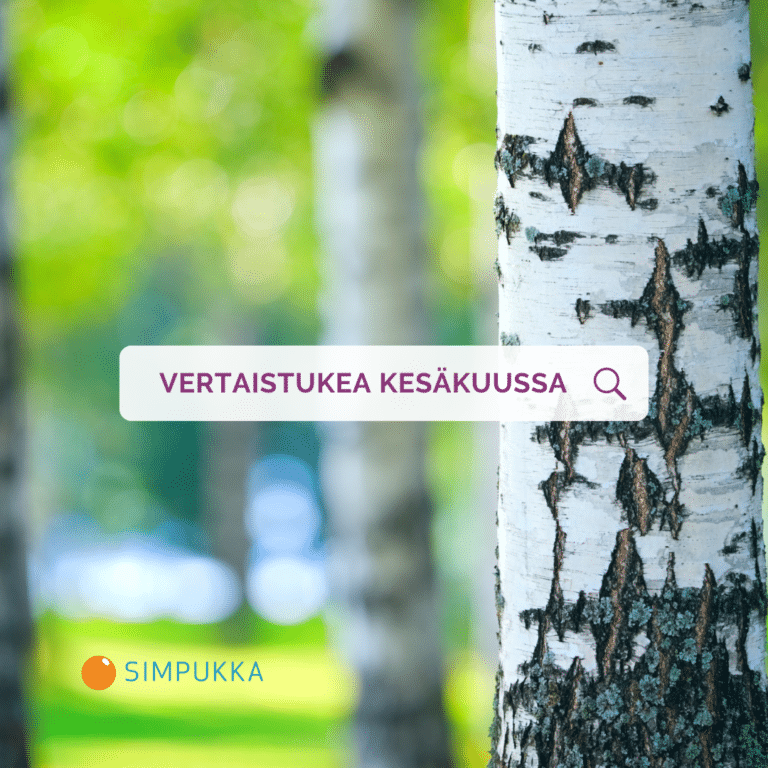 Simpukan vertaistukea kesäkuussa 2024