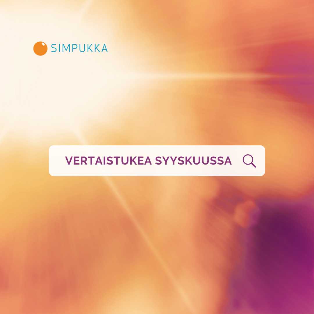 Vertaistukea syyskuussa